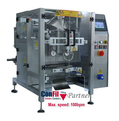 품질  Max Film Width 420mm Vertical Form Fill Seal Machine Servo Control 공장
