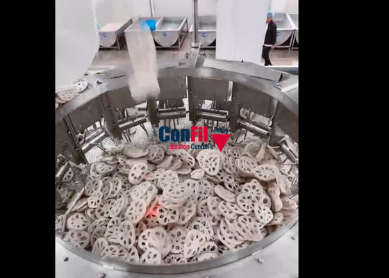 신선한 줄인 야채 패킹 라인을 위한 60bpm 멀티헤드 가중기 곤포기