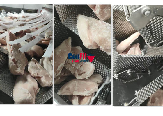 10 KG 냉동 닭고기 끈 다중 머리 파우치 포장기 14 머리