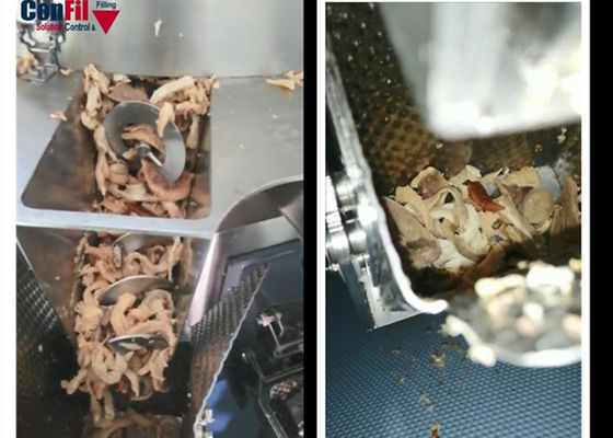 내장 고기류를 위한 500 그램 회전식 진공 포장기