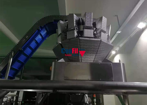500 KG 800 그램 다중 머리 파우치 포장기 11Head